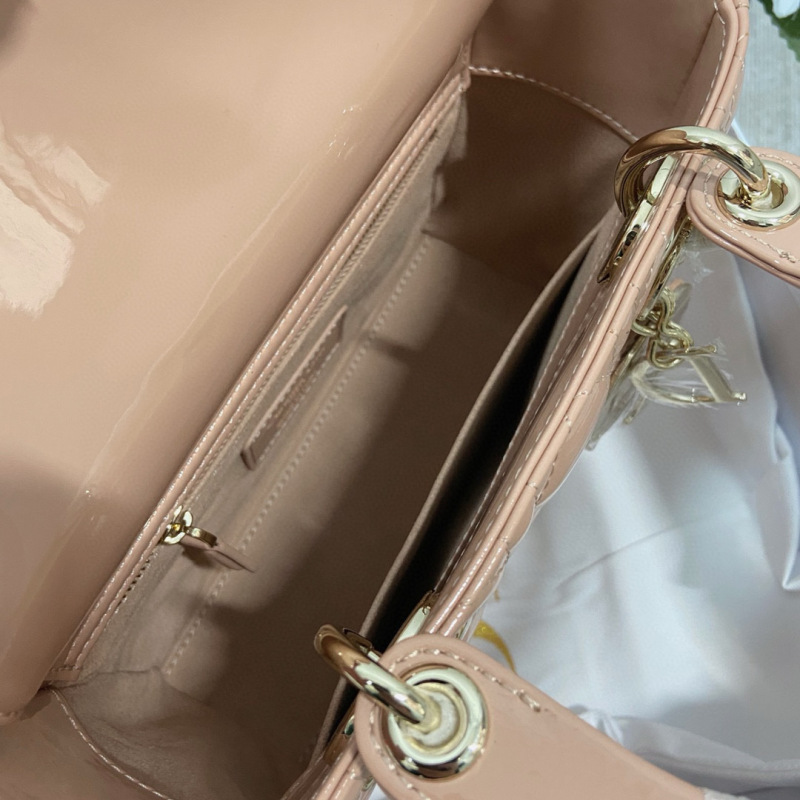 Small Size Lady Dior My ABCDior patent leather Handbag 20CM