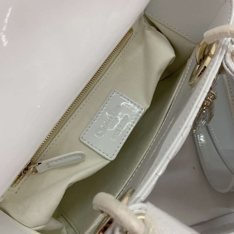 Small Size Lady Dior My ABCDior patent leather Handbag 20CM
