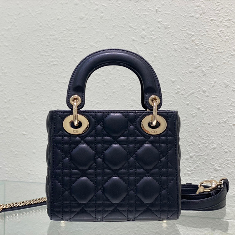 Mini  Lady Dior Sheep leather Handbag