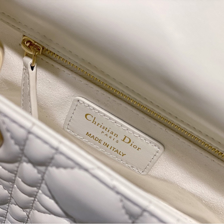 Mini  Lady Dior Sheep leather Handbag