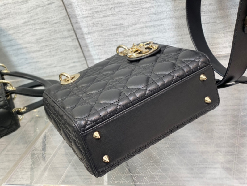 Small Size Lady Dior My ABCDior Sheep leather Handbag 20CM