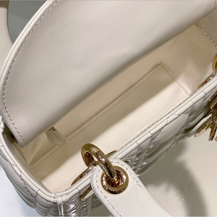 Mini  Lady Dior Sheep leather Handbag