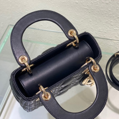Mini  Lady Dior Sheep leather Handbag