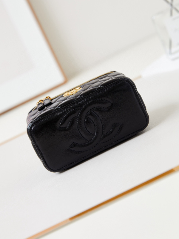 24b latest red envelope cross handle chain rectangular box with wax skin.