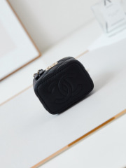 24B limited edition diamond handle long box bag makeup diagonal bag with diamond handle lambskin.