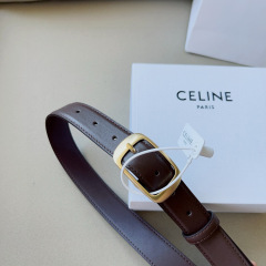 Celine TRIOMPHE medium logo printed belt