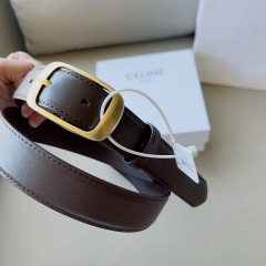 Celine TRIOMPHE medium logo printed belt