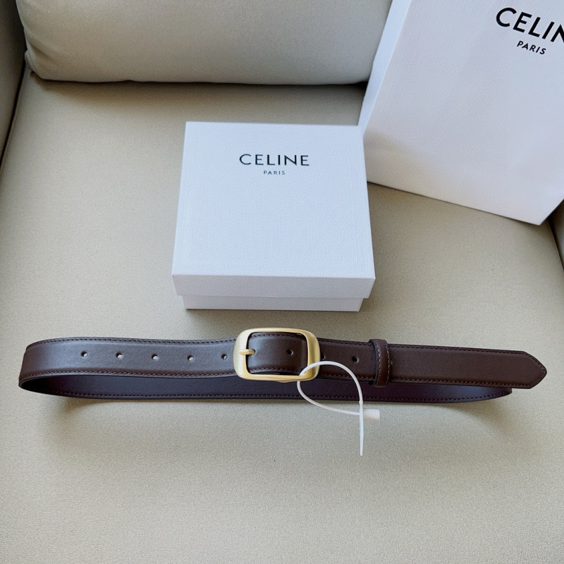 Celine TRIOMPHE medium logo printed belt