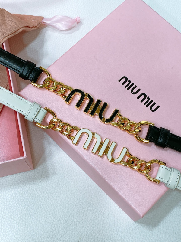 MIU MIU Badge Belt