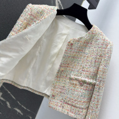 CHANEL Woven Tweed Jacket