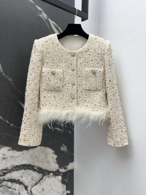 CHANEL Woven Tweed Jacket