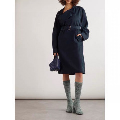 BV Stand collar irregular buttoned jacket
