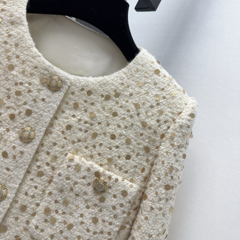 CHANEL Woven Tweed Jacket