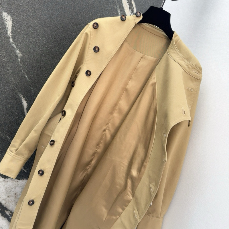 BV Stand collar irregular buttoned jacket