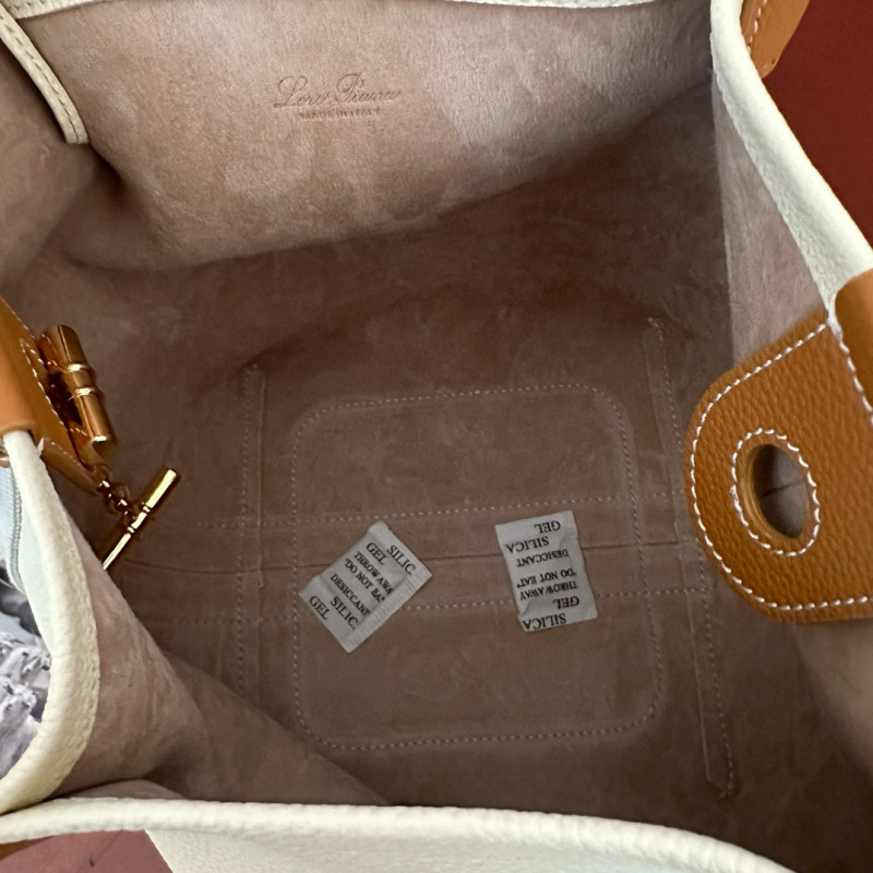 LORO PIANA  Bale Medium Bucket Handbag