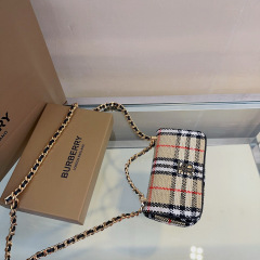 BURBERRY Vintage plaid Lola series bags
