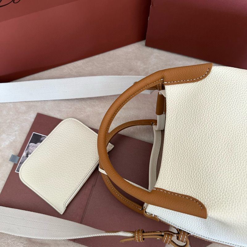 LORO PIANA  Bale Medium Bucket Handbag