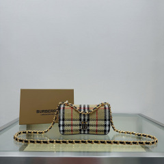 BURBERRY Vintage plaid Lola series bags