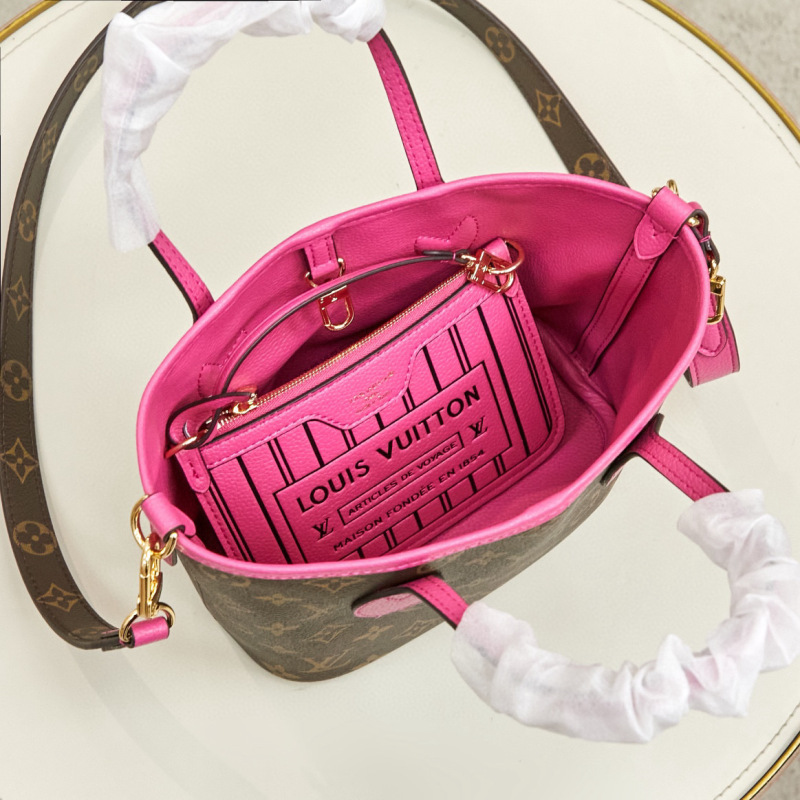 LV  Neverfull Bandoulière Inside Out BB Handbag