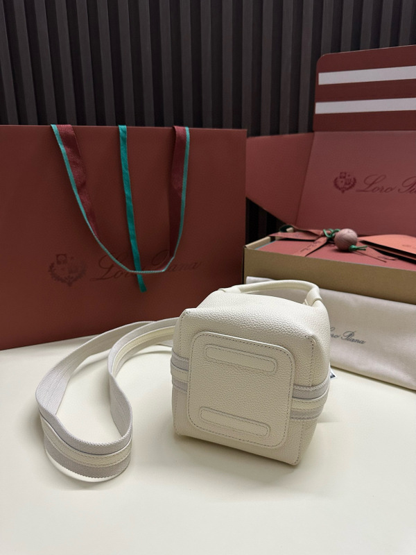 LORO PIANA Bale Mini bucket bag