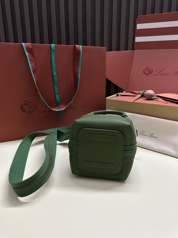 LORO PIANA Bale Mini bucket bag