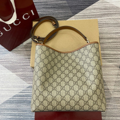 GUCCI GG EMBLEM SMALL SHOULDER BAG