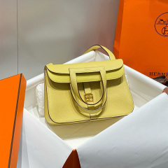 HERMES Halzan Sheepskin Handbag