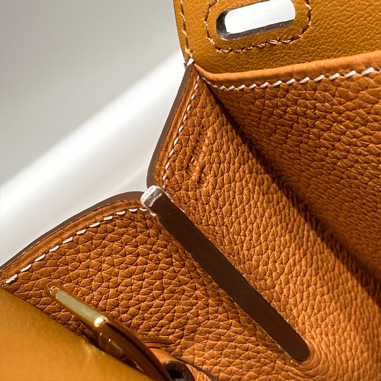 HERMES Halzan Sheepskin Handbag