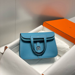 HERMES Halzan Sheepskin Handbag