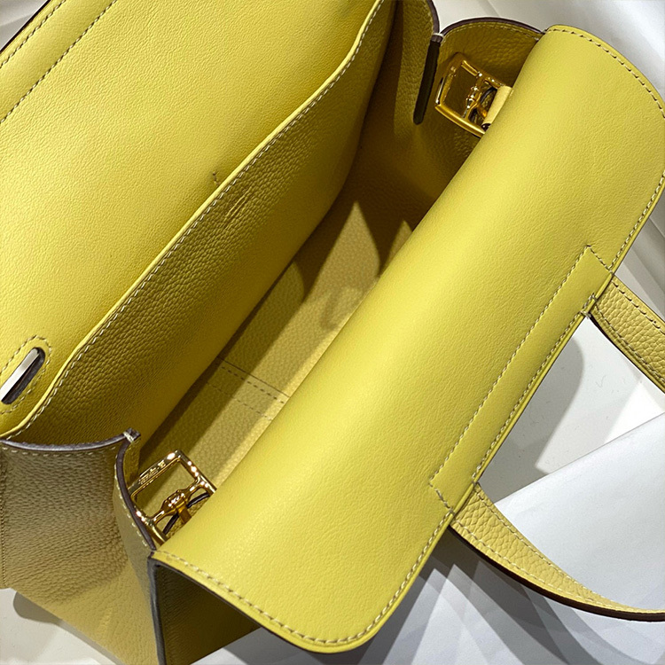HERMES Halzan Sheepskin Handbag