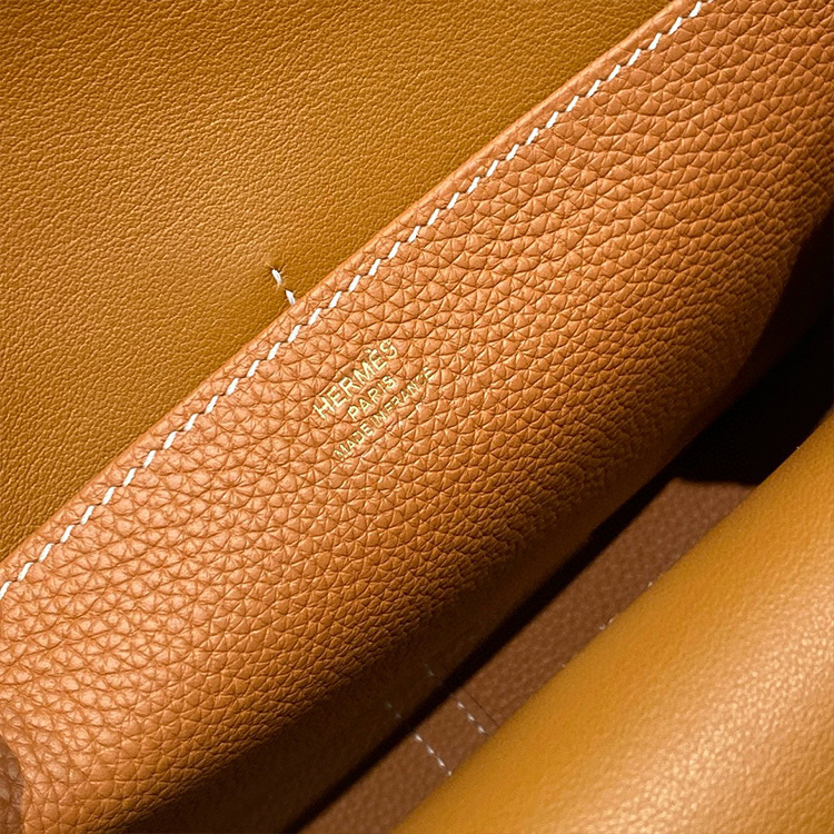 HERMES Halzan Sheepskin Handbag
