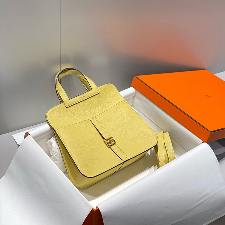 HERMES Halzan Sheepskin Handbag