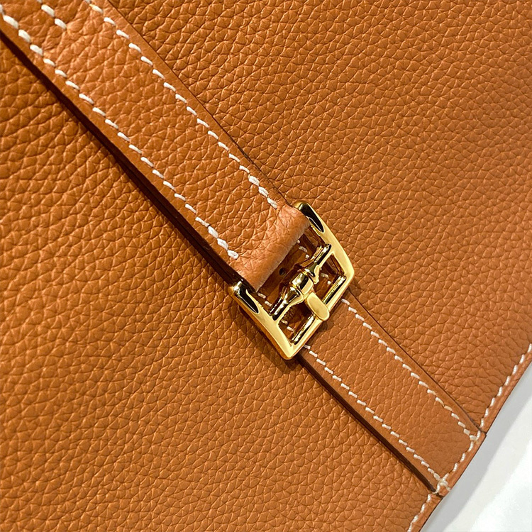 HERMES Halzan Sheepskin Handbag