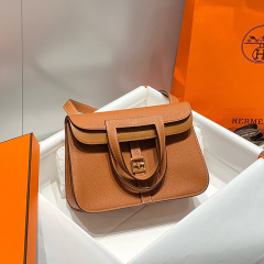 HERMES Halzan Sheepskin Handbag