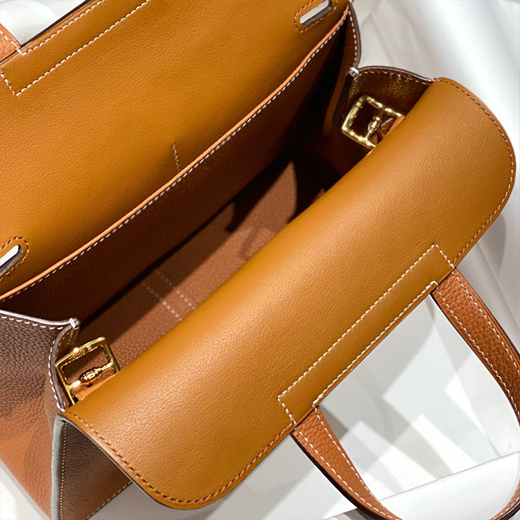 HERMES Halzan Sheepskin Handbag