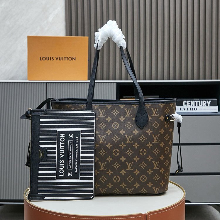 LV Neverfull Inside Out MM Tote Bag