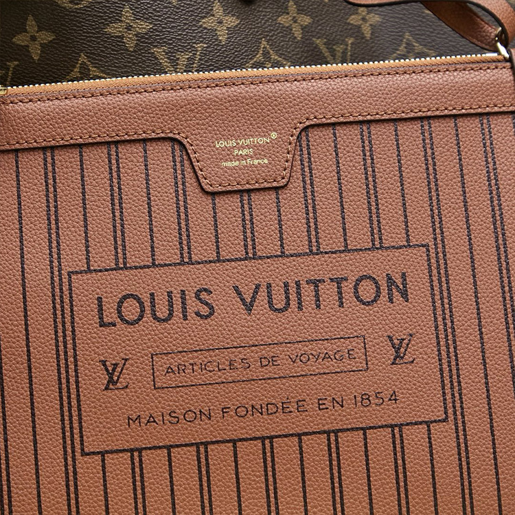 LV Neverfull Inside Out MM Tote Bag
