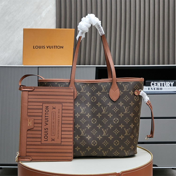 LV Neverfull Inside Out MM Tote Bag