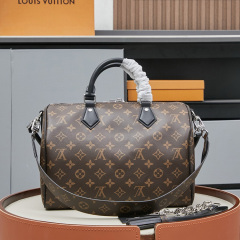 LV Speedy Soft 30 Dark Handbag