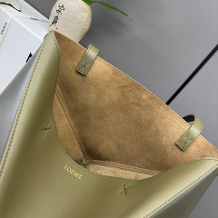 LOEWE Medium Puzzle Fold tote in shiny calfskin