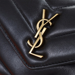 YSL LOULOU SMALL IN MATELASSÉ LAMBSKIN