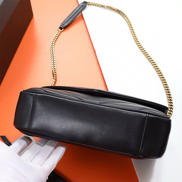 YSL LOULOU MEDIUM IN MATELASSÉ LAMBSKIN