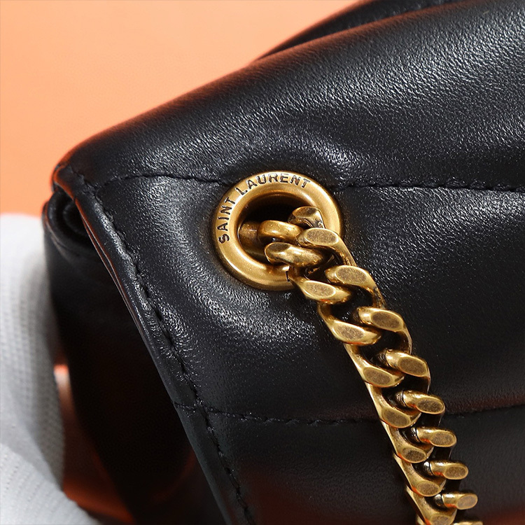 YSL LOULOU SMALL IN MATELASSÉ LAMBSKIN