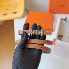 HERMES Swift Epsom Double sided Women's belt