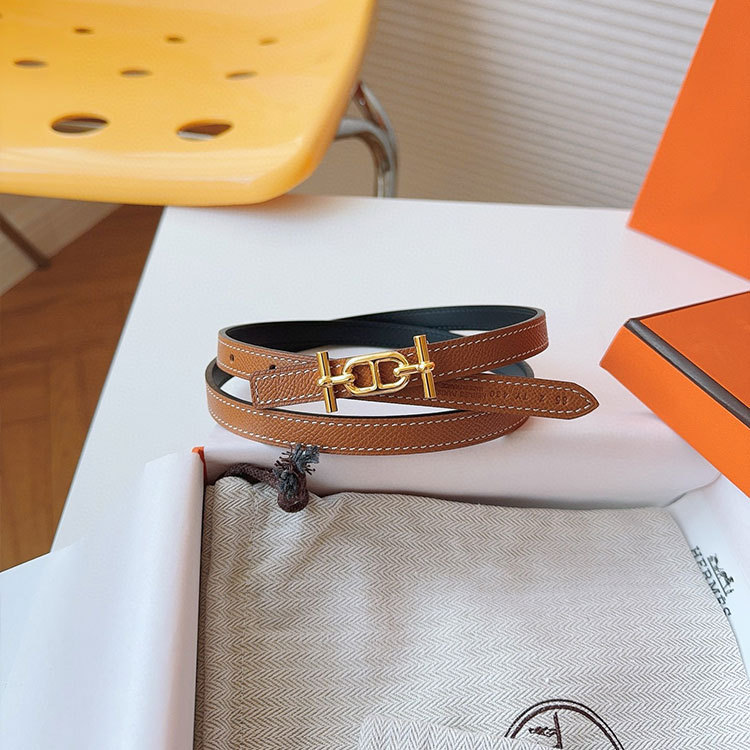 HERMES Swift Epsom Double sided Women's belt