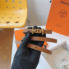 HERMES Swift Epsom Double sided Women's belt
