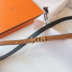 HERMES Swift Epsom Double sided Women's belt