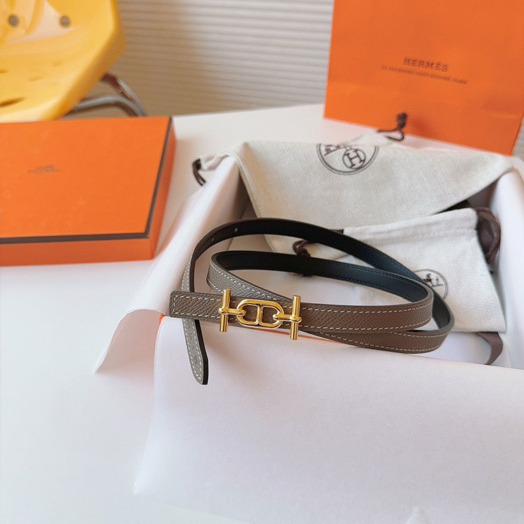 HERMES Swift Epsom Double sided Women's belt