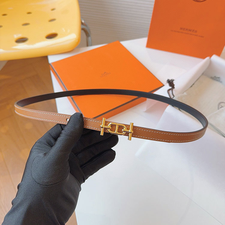 HERMES Swift Epsom Double sided Women's belt