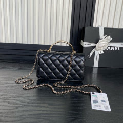 CHANEL Diamond Handle Handbag